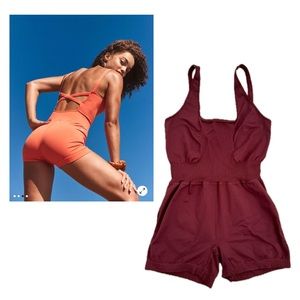 Free People | Good Karma Runsie NWOT | Oxblood